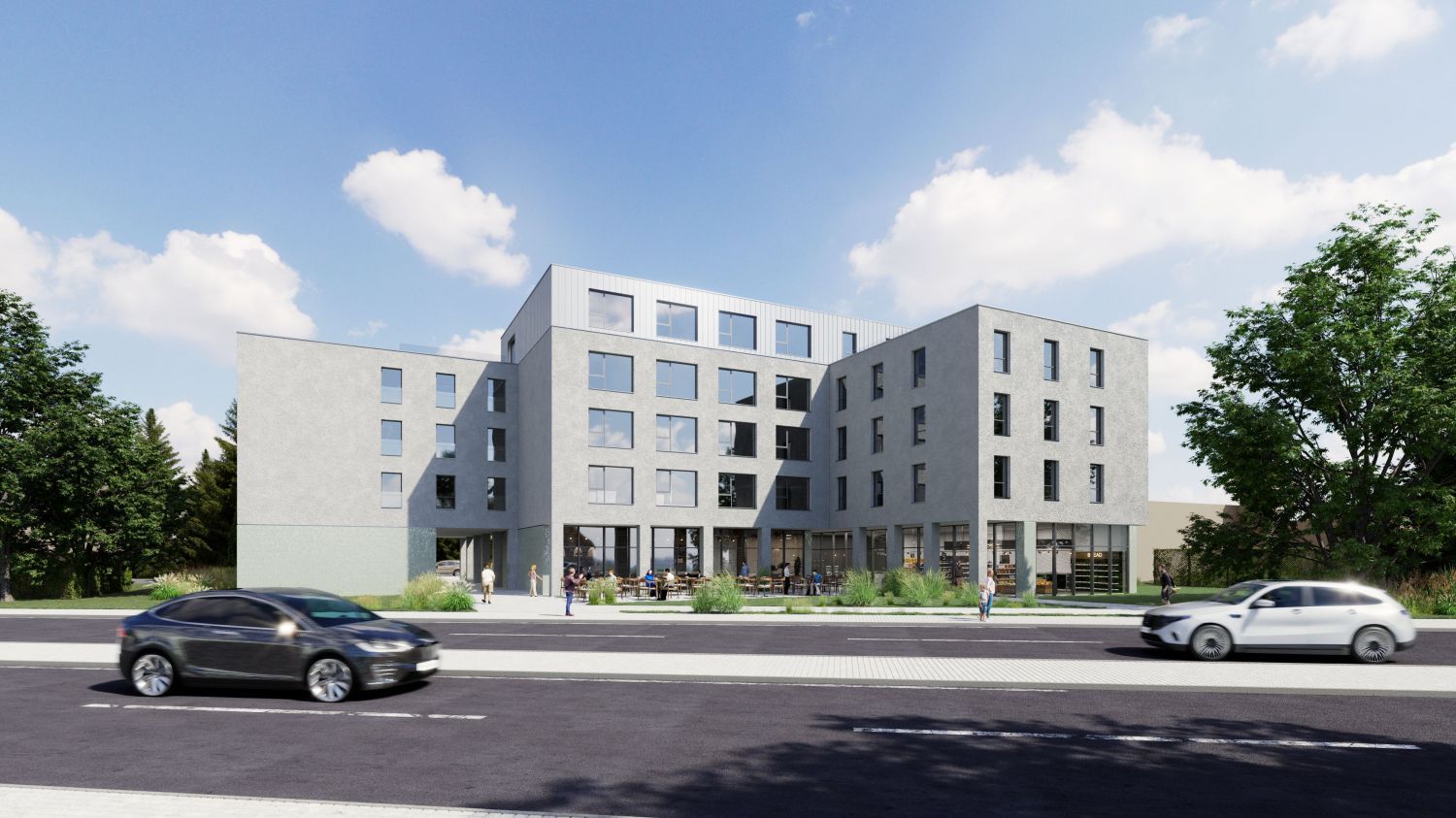 Vizualizácia bytového domu Kukučínova