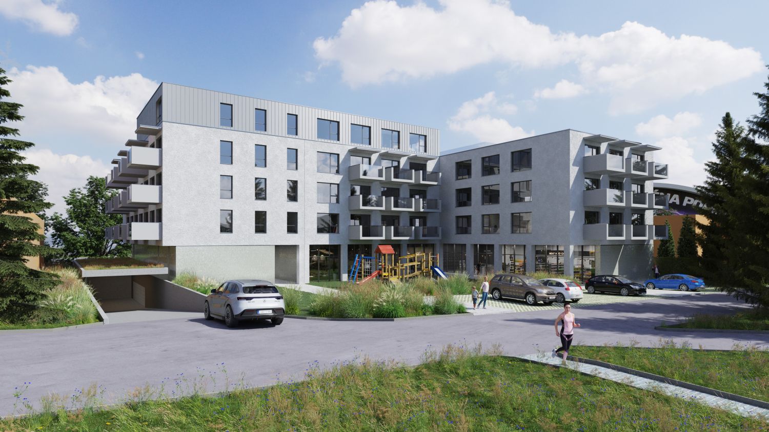 Vizualizácia bytového domu Kukučínova Poprad