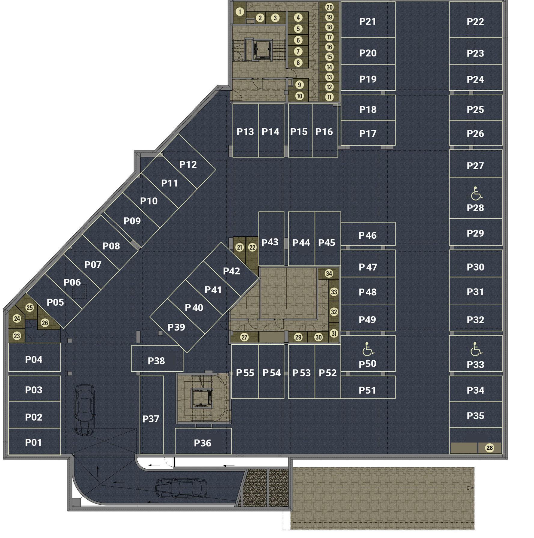 Suterén - Parking - Update